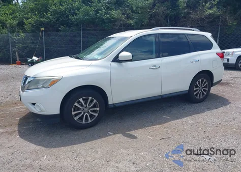 2013 Nissan Pathfinder Sv z USA, uszkodzony, nr VIN 5N1AR2MM7DC627457